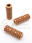 Mărgele 30x11mm imitație lemn gaură 5mm 1 pachet 40g ~18 buc 312820