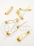 Închizatore metallice 25x5mm color aurie 1 pachet 50 buc 301943