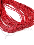 Brocart bright din piele ecologică 2mm red 5 meters 421200
