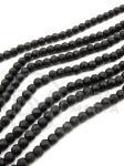 Onix negru mat fațetat 4mm ~100 buc 351074