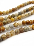 Bilă naturală coral fosil 6mm 38cm ~61 bucăți 1 șir 351235