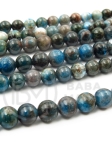 Apatită ~7mm bilă naturală 38cm ~53 bucăți 1 șir 351245