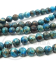 Bilă naturală Chrysocolla 6mm 38cm ~61 bucăți 1 șir 351247