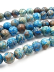 Mărgele naturale Chrysocolla 8mm 38cm ~47 bucăți 1 șir 351248