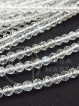 Topaz ~4mm bilă fațetata albă 39cm ~100 pieces 1 șir 351268