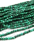 Malachite ~2.6mm mărgele fațetate naturale 39cm ~150 buc 1 șir 351273