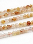 Mărgele naturale cu citrină ~6,5 mm ~60 bucăți 39 cm 1 șir 351287
