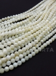 Bilă albă din sidef 6mm ~66buc. Prima dată. 351325