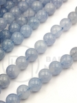 Mărgele de acvamarin 8mm ~48 bucăți 1 buc 351336