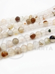 Bilă de agat natural 6mm 37cm ~63 bucăți 1 șir 351343