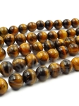 Şir de mărgele ochi de tigru 8mm. ~49 buc. Prima dată. 351387