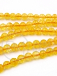 Mărgele naturale cu citrină ~4,5 mm ~88 bucăți 39 cm 1 șir 351396