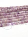 Lepidolit cilindru 4x2.5mm ~160 bucăți 38cm 1 șir 351404