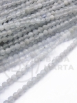 Jadeit ~ bilă fațetată de 3 mm ~ 125 buc 36 cm 1 șir 351474