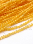 Jadeit ~ bilă fațetată de 3 mm ~ 125 buc 36 cm 1 șir 351475