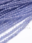 Jadeit ~ bilă fațetată de 3 mm ~ 125 buc 36 cm 1 șir 351482