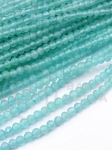 Jadeit ~ bilă fațetată de 3 mm ~ 125 buc 36 cm 1 șir 351485