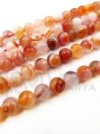 Sardonyx natural, bilă de 8mm, 38cm ~47 bucăți, 1 șir 351489