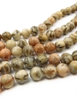 Bilă de feldspat natural 8mm 38cm ~46 bucăți 1 șir 351512