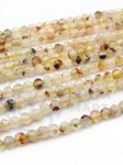 Mărgele naturale de citrină ~3.5mm fațetate ~110 bucăți 38cm 1 șir 351539