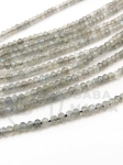 Labradorit ~3x2mm disc fațetat natural 39cm ~190 bucăți 1 șir 351558