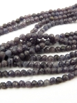 Safir ~2.8mm bilă fațetată 38cm ~135 bucăți 1 șir 351591
