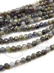 Iolit ~3.8mm mărgele fațetate naturale 39cm ~108 mărgele 1 șir 351594
