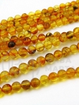 Bilă chihlimbar ~4mm ~90buc 38cm 1 șir 351602
