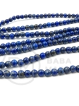 Mărgele naturale Lapis Lazuli 4 mm gaură 0.8mm ~87 bucăți 38cm 1 șir 351904
