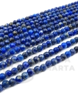 Mărgele naturale Lapis Lazuli 4 mm fațetate gaură 0.6 mm ~92 bucăți 38 cm 1 șir 351905