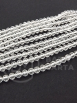 Glob de cristal Mountain ~4 mm gaură fațetă 0.6mm ~95 pieces 38cm 1 șir 351909