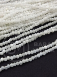 Piatră Lunii Curcubeu ~ bilă fațetată de 2 mm ~ 200 buc ~ 39 cm 1 șir 351945