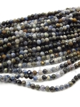 Safir ~2mm gaură fațetată cu bilă 0.4mm 38cm ~180 bucăți 1 șir 351949
