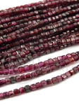 Granat ~2.5x~2.5mm fațetat cubic ~38cm ~160 bucăți 1 șir 351960