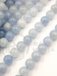 Mărgele luminoase acvamarin 8mm ~48 bucăți 1 buc 352367