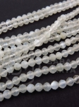 Piatră Lunii ~ bilă fațetată de 3 mm ~ 125 buc ~ 39 cm 1 șir 352421