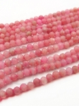 Opal roz ~ bilă fațetată de 3 mm ~ 132 bucăți 38 cm 1 șir 352423