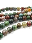 Agat indian, bilă naturală de 8mm ~38cm ~46 bucăți, 1 șir 352446