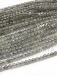 Labradorit ~2.5mm mărgele fațetate naturale 39cm ~140 buc 1 șir 352513