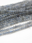 Labradorit ~2.5mm mărgele fațetate naturale 39cm ~140 buc 1 șir 352632