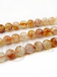 Citrin natural ~ bilă de 8 mm 39 cm ~ 49 bucăți 1 șir 353244