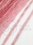 Mărgele de cuarț roz ~3.5mm fațetate ~110 bucăți 353287