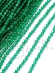 Jadeit ~ bilă fațetată de 3 mm ~ 125 bucăți 353303
