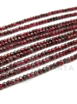 Granat ~2.5x2mm fațetat 39cm ~180 bucăți 1 șir 353358
