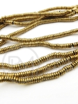 Disc de hematit 3x1mm culoare aurie 40cm ~380 bucăți 1 șir 353371
