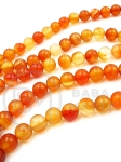 Bilă de carneol 8mm ~48 pieces 38cm 1 şir 353425