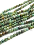 Mărgele africane turcoaz fațetate 4mm gaură 0.5mm ~93 pieces 38cm 1 șir 353456