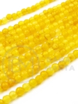 Bilă fațetată de jadeit 4~4.5mm ~87 bucăți 37cm 1 șir 353464