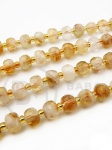 Citrin natural 8~8.5x~6mm ~48 bucăți 39cm 1 șir 353496