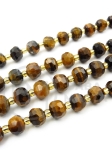 Ochi de tigru natural 8~8.5x6.5~7mm ~45 bucăți 39cm 1 șir 353497